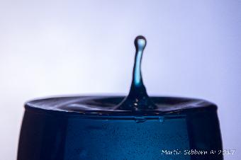 Catching a drip!