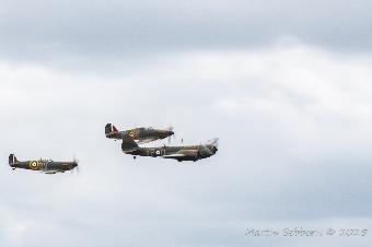 Spitfire, Blenheim and Hurricane
